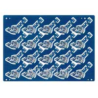 Rogers 4350 0.762mm 4 Layer Blind Hole HDI PCB Board For Bank of the Secret Key