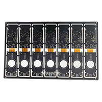 10 Layer Semi Rigid Flex Pcb Stackup Multi Circuit Fast Turn Custom Pcb Manufacturer