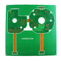 1.5mm HDI Rigid Flex PCB Cheap Price Green Cover Film White 10 Layer PCB ENIG